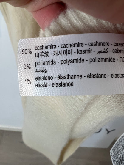 ZARA. Vestido largo beige cashmere. T S