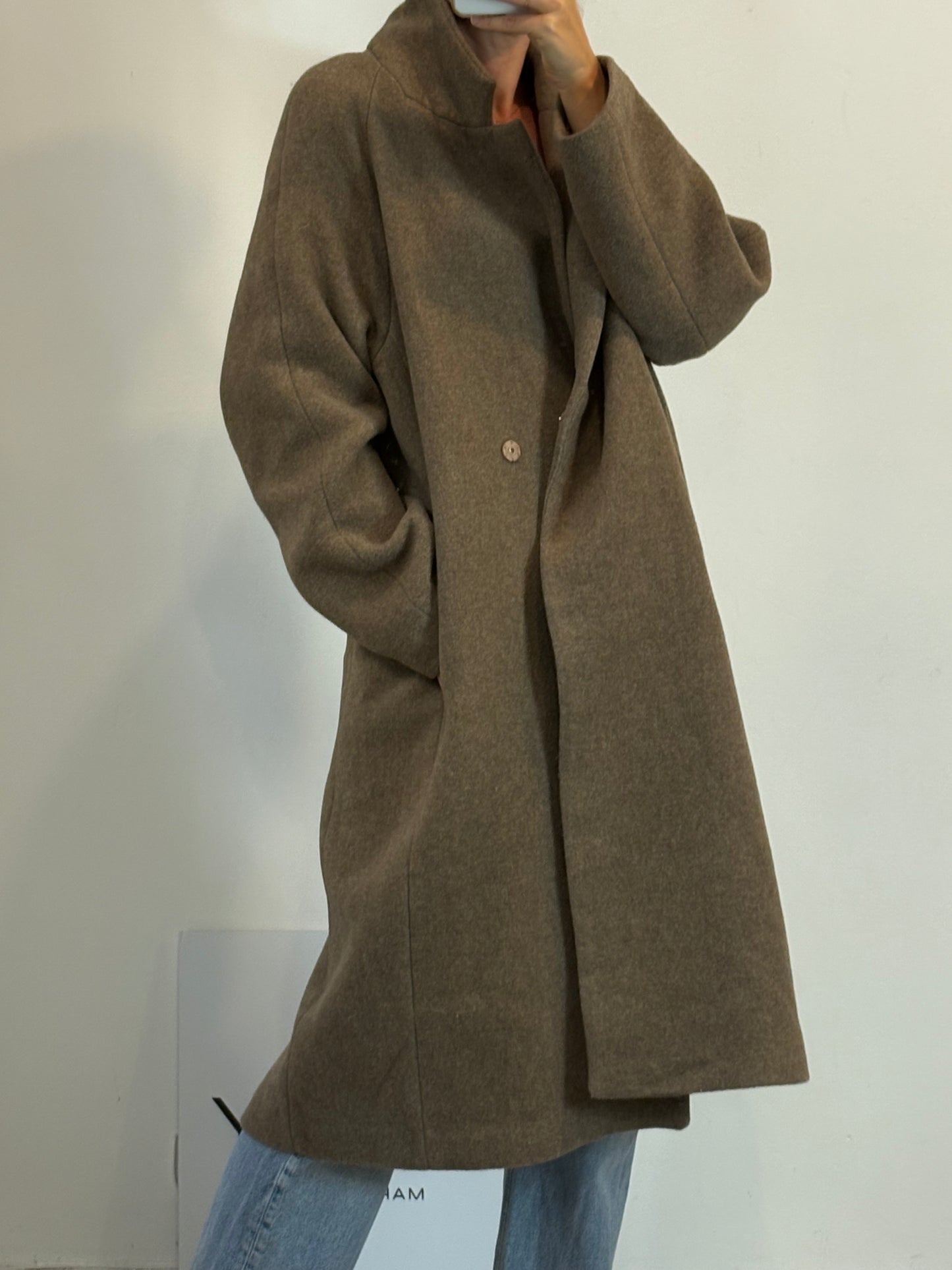 IMAN. White ribbed top Tm