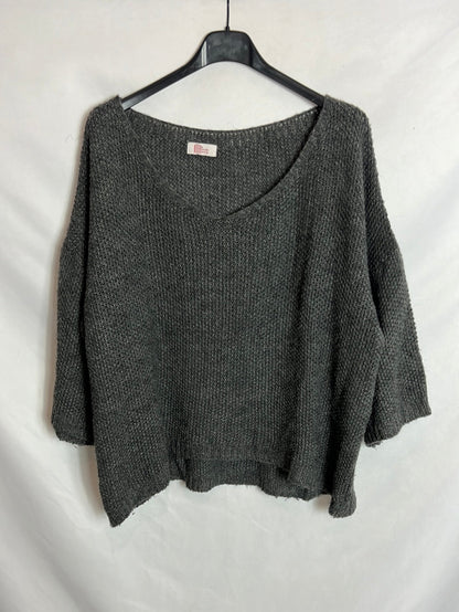 EL DESVÁN DE ARAN. Jersey gris media manga. T L