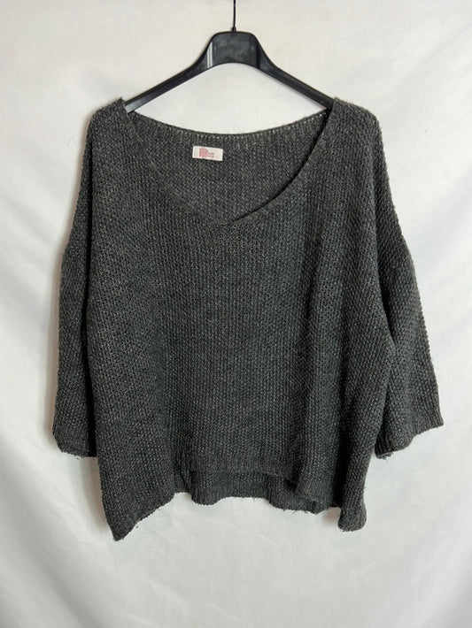 EL DESVÁN DE ARAN. Jersey gris media manga. T L