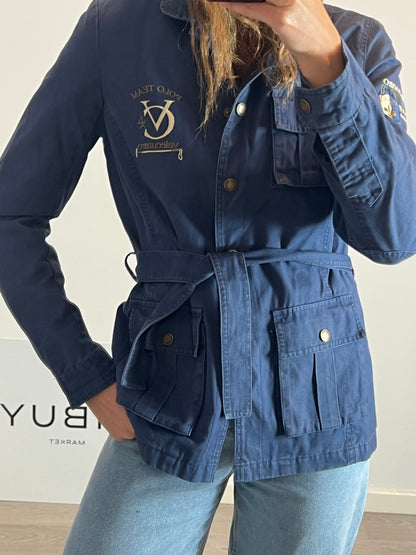 VALECUATRO. Blue jacket with pockets. TL