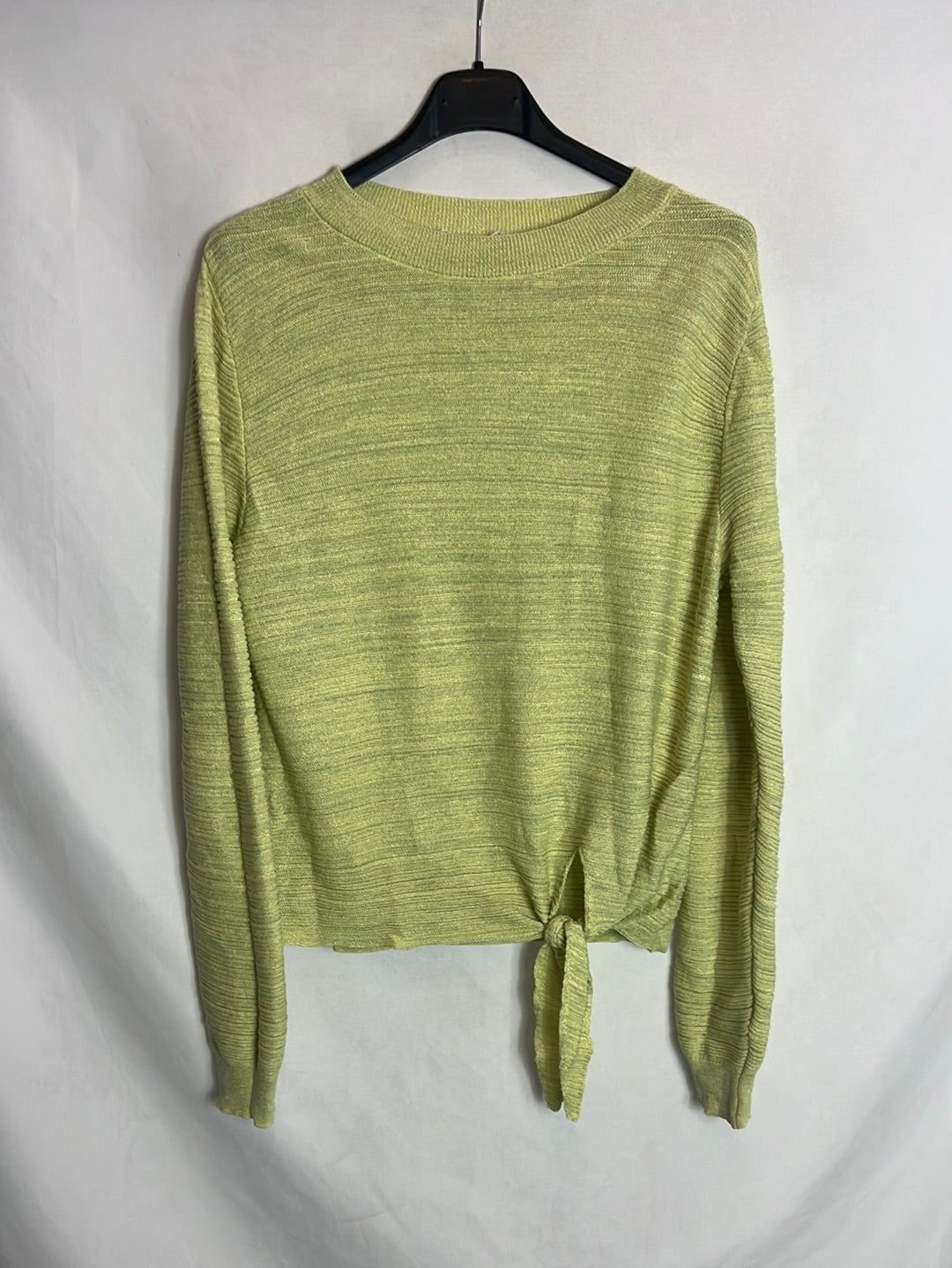 MANGO. Total look verde textura. T XS/S