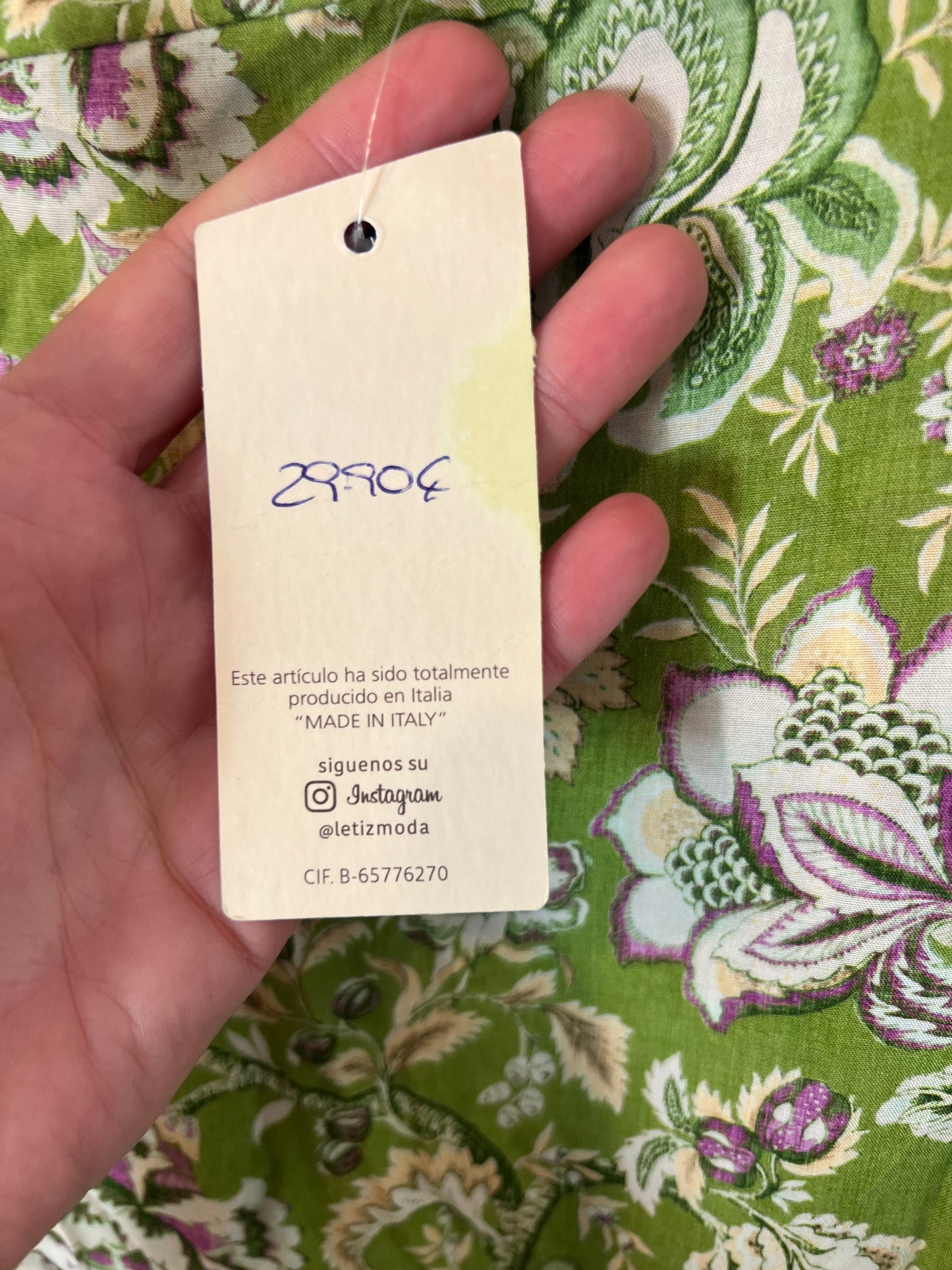 LETIZ BARCELONA. Falda midi cruzada flecos. T M