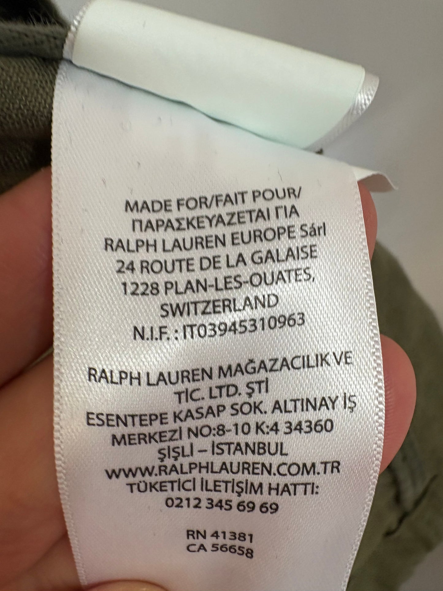 POLO RALPH LAUREN. Embroidered military jacket. XS (S/M)