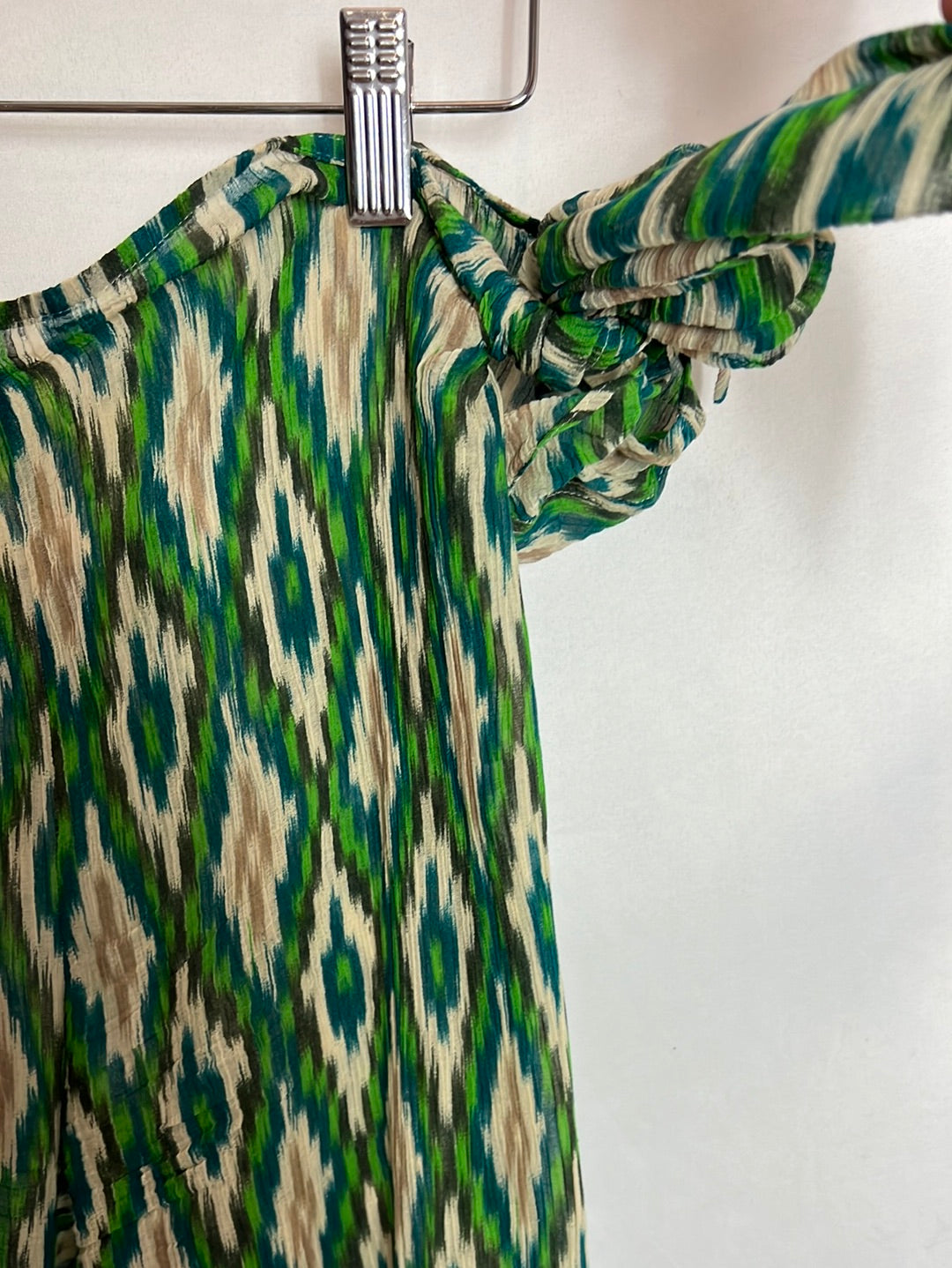 DIEGA. Total green print look Ts