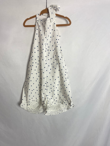 DADATI. Polka dot dungarees. T.6 years