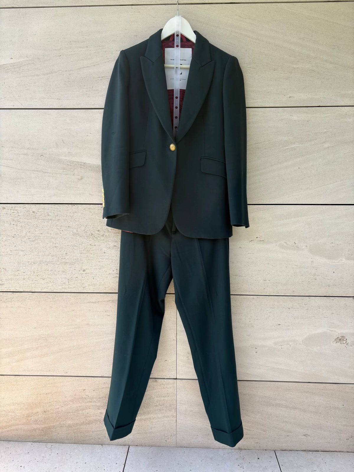 THE EXTREME COLLECTION . Traje de chaqueta verde