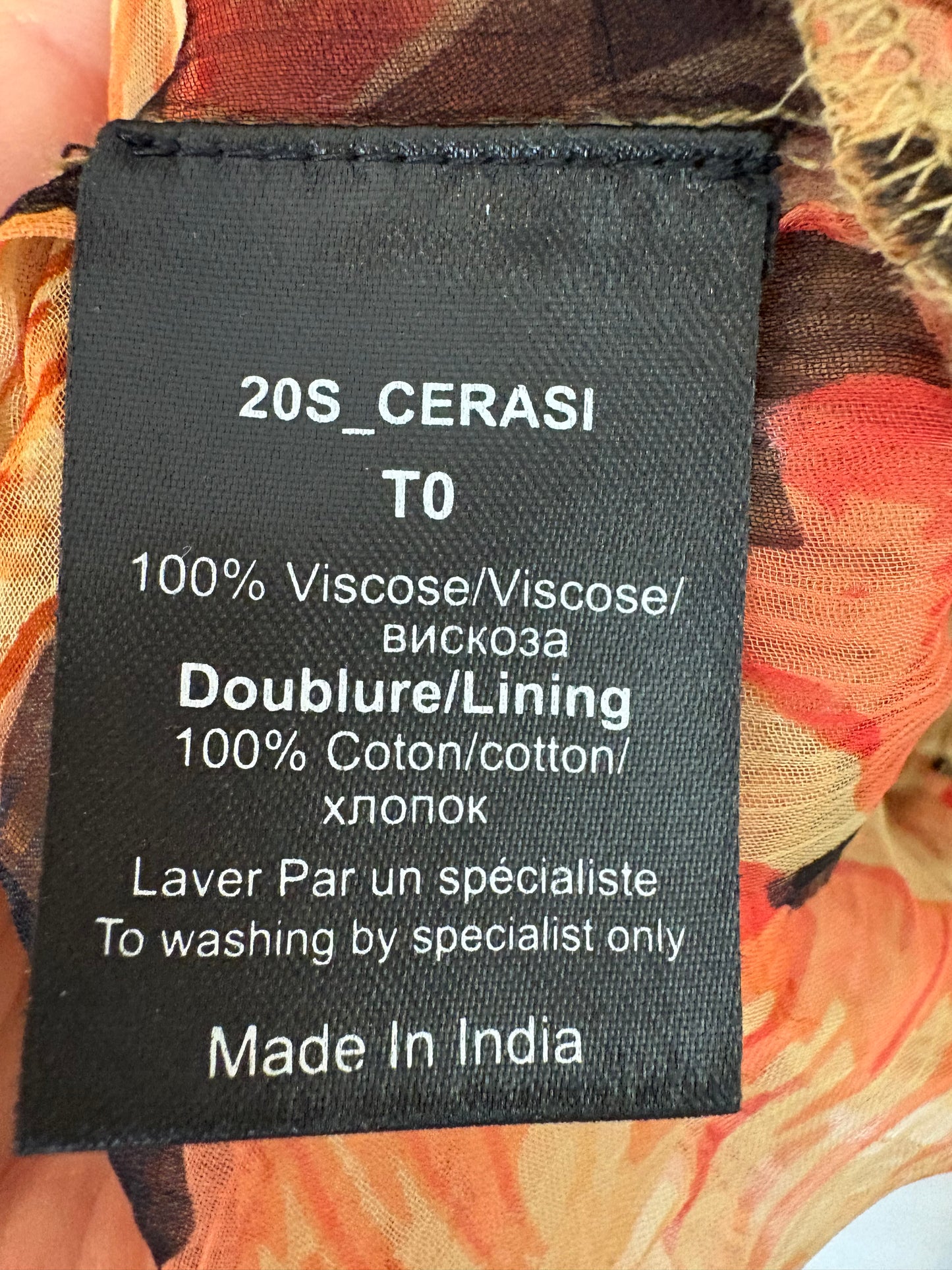 MES DEMOISELLES. Vestido largo vaporoso