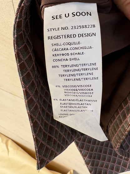 ZARA. Black stretch knit top. TL