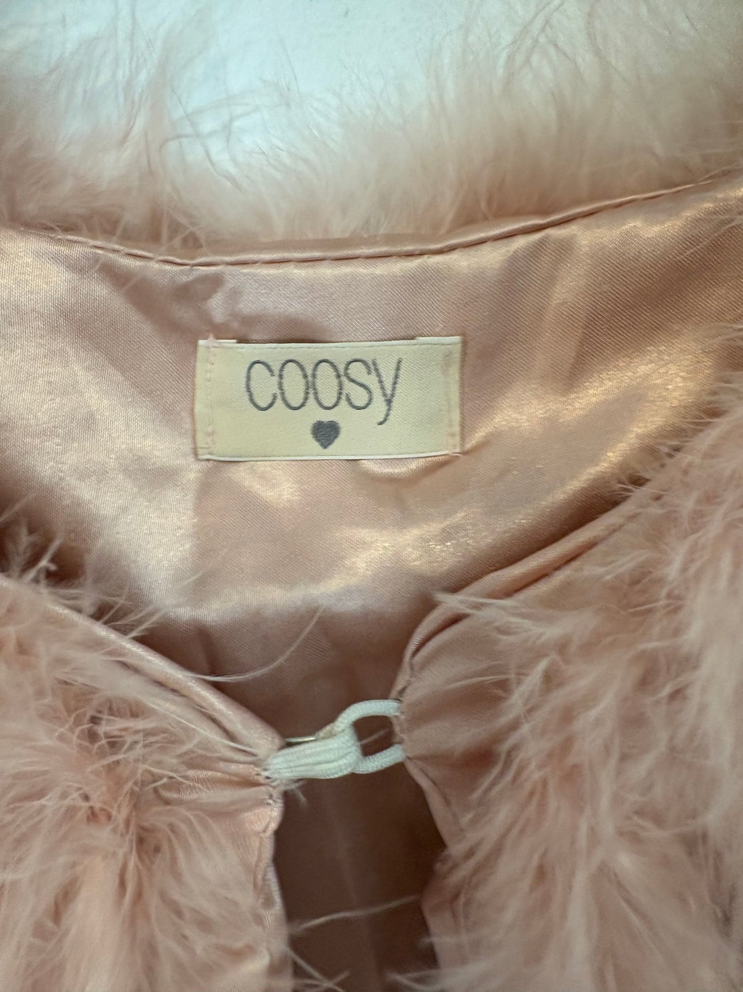 COOSY. Pink down jacket. TS/M
