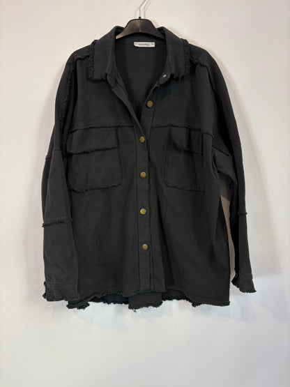 RENATTA&GO. Cazadora azul costuras. TU