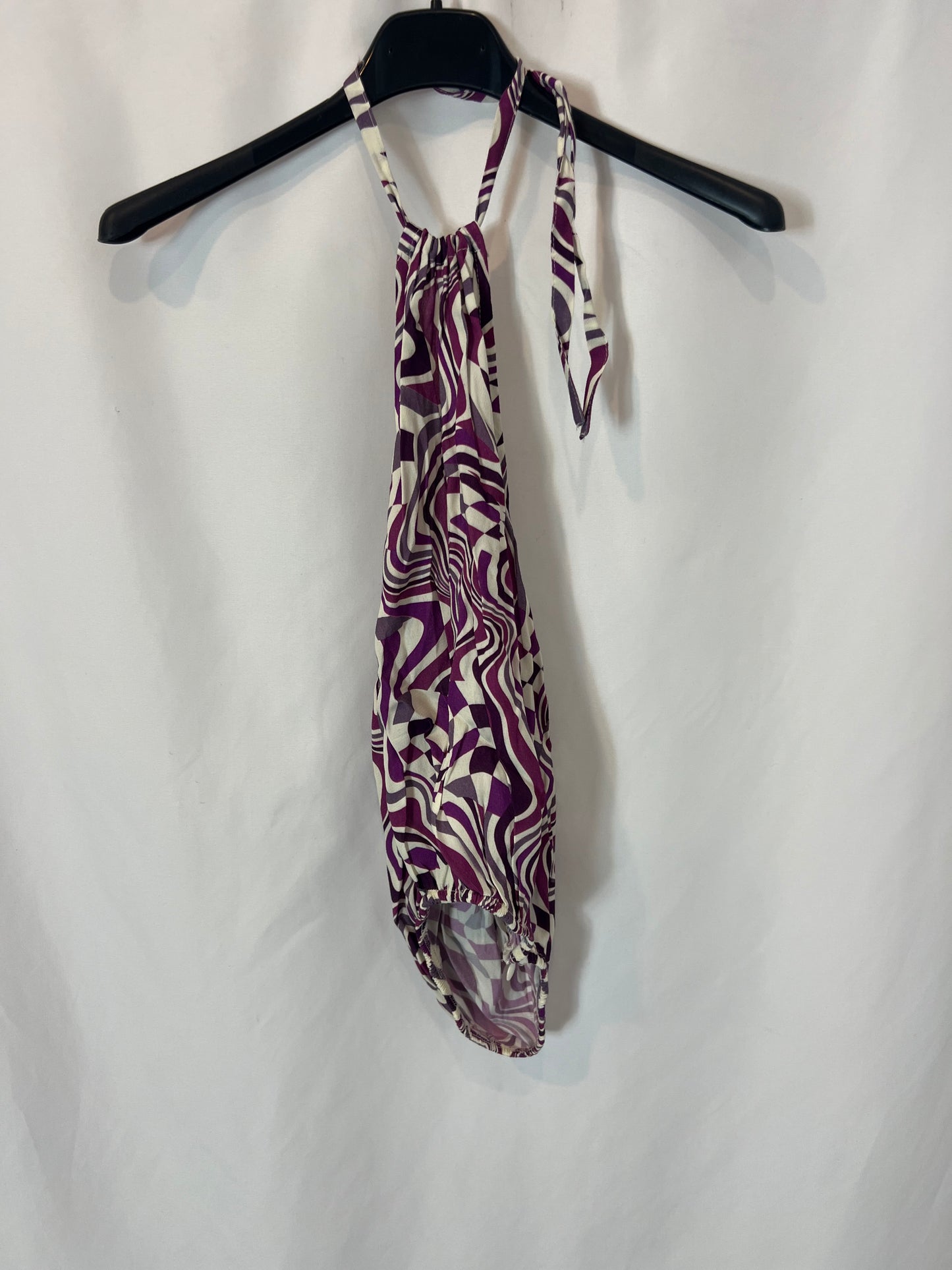 NOON. Retro print halter top. TM