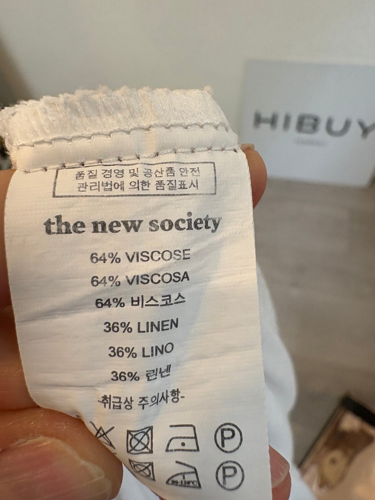 THE NEW SOCIETY. Vestido largo  blanco lino