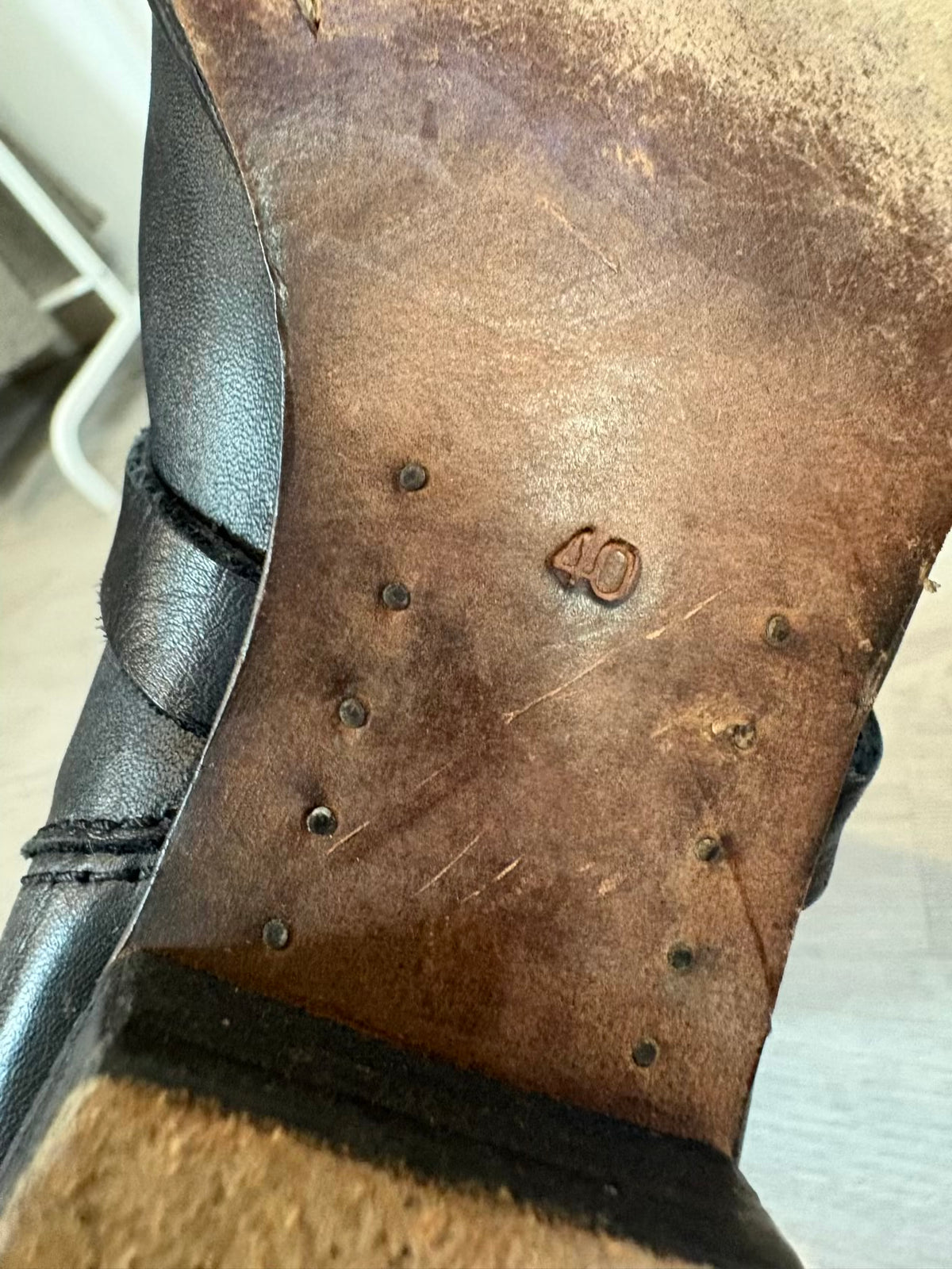 MASSIMO DUTTI. Botas altas piel camperas. T 40