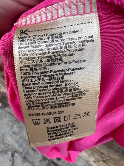 SCOTCH&SODA. Top rosa doble textura. T L