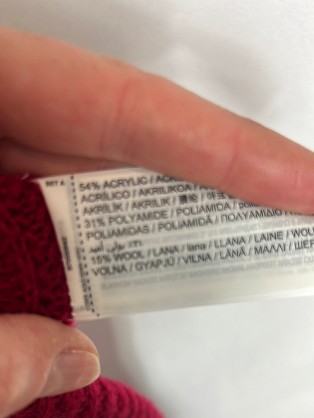 MANGO. Jersey rojo oscuro. T M