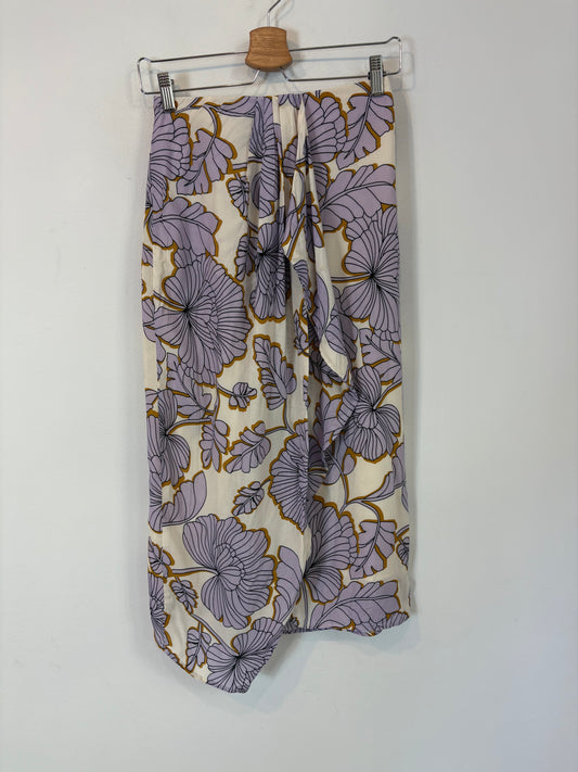 MAKSU. Falda midi estampada . T S