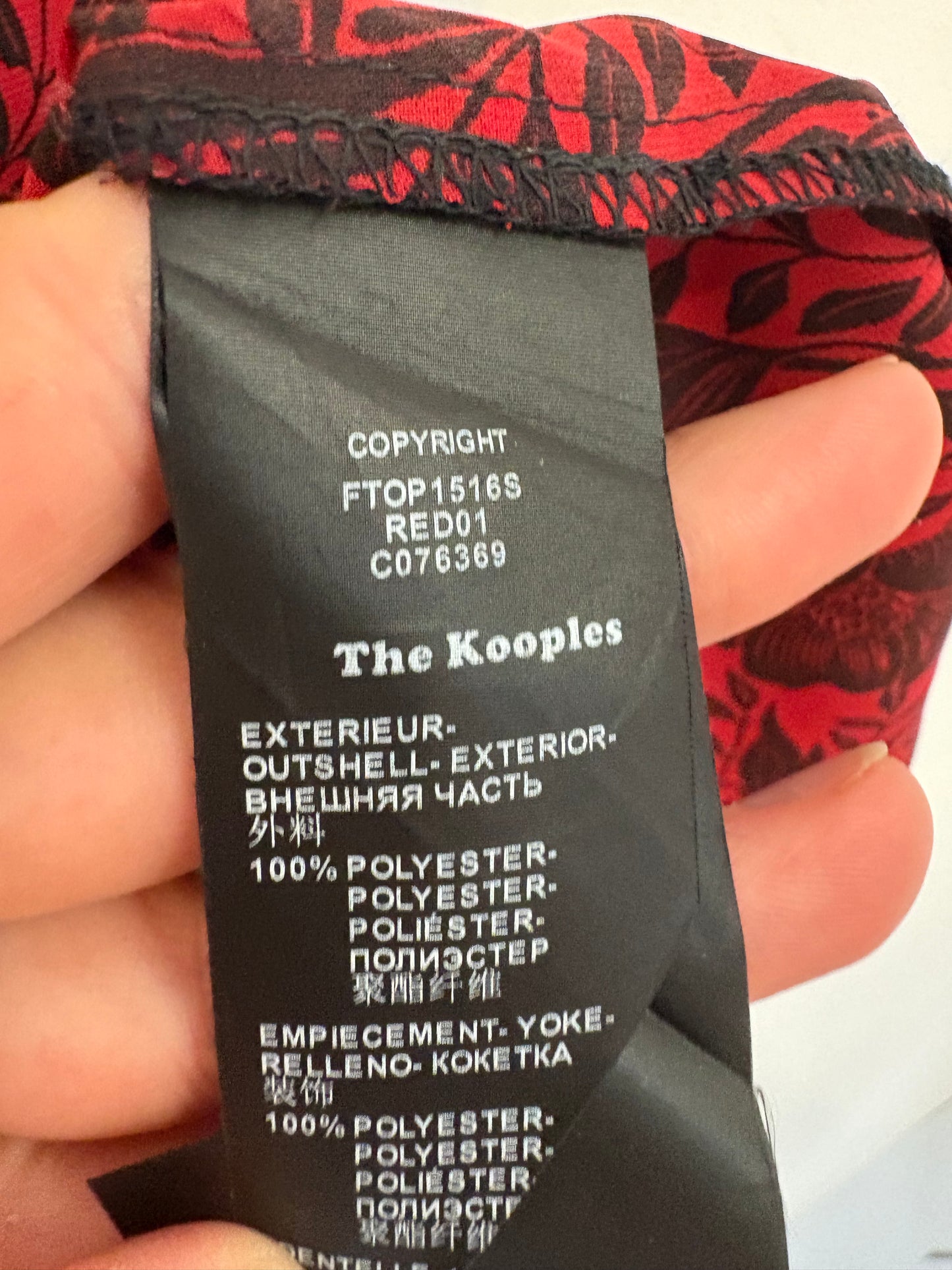 THE KOOPLES. Top fluido abalorios. T XS