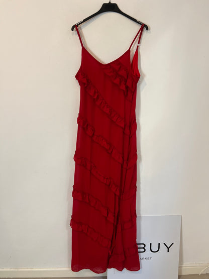 OTRAS. Vestido largo volantes