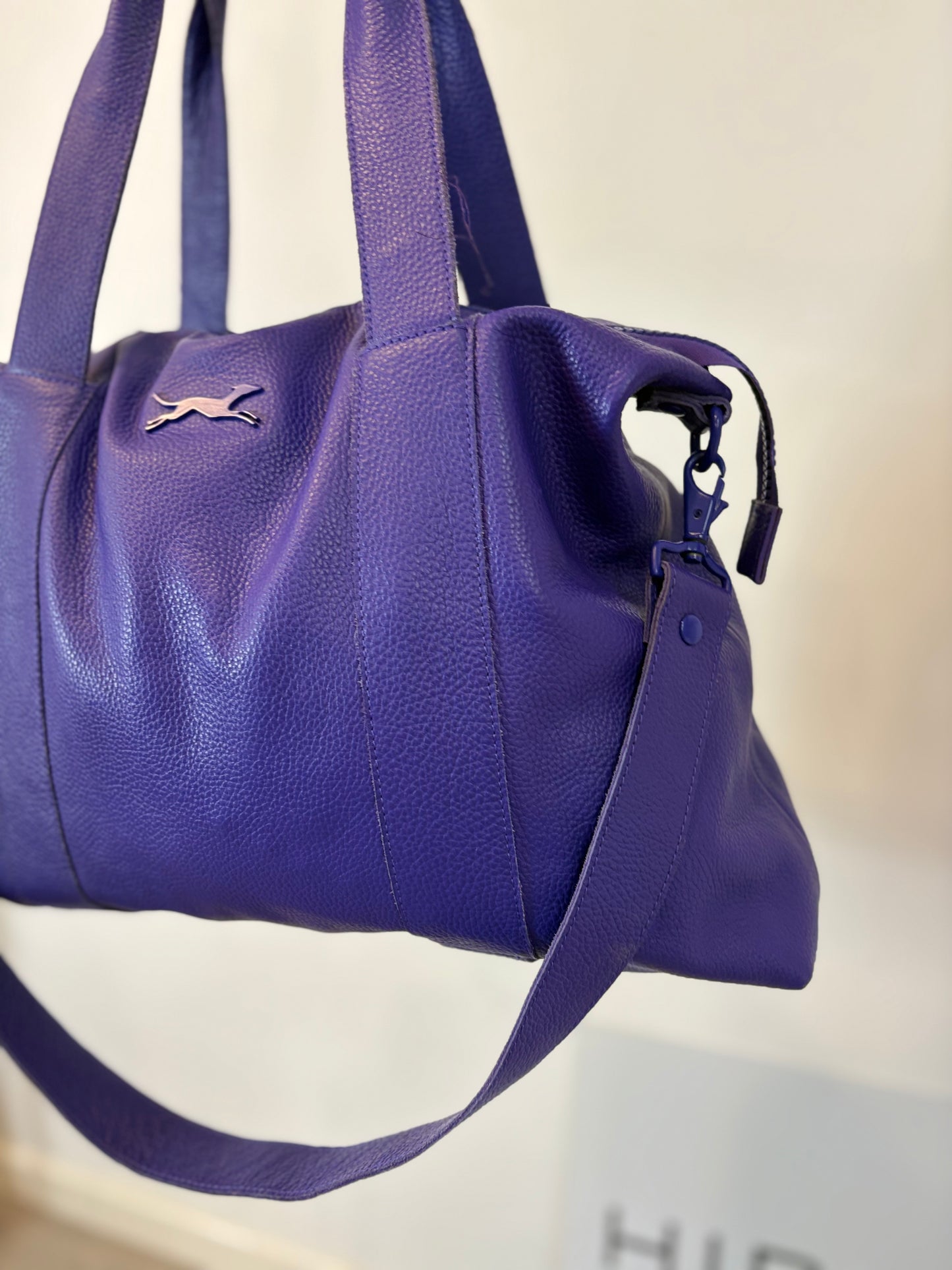 BIMBA Y LOLA. Purple leather bag