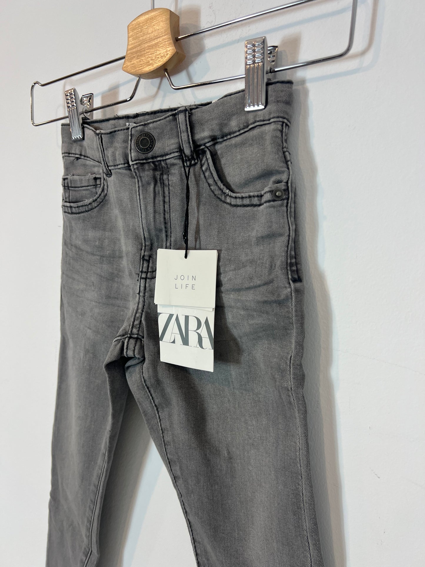 ZARA. Grey skinny jeans. Size 6 years