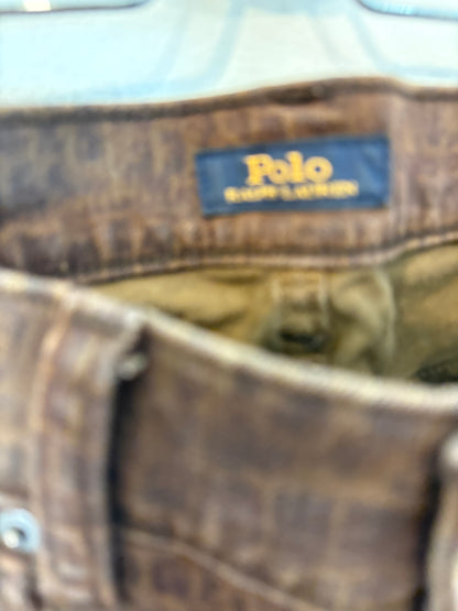 FRAME. Yellow denim jumpsuit. Size XS