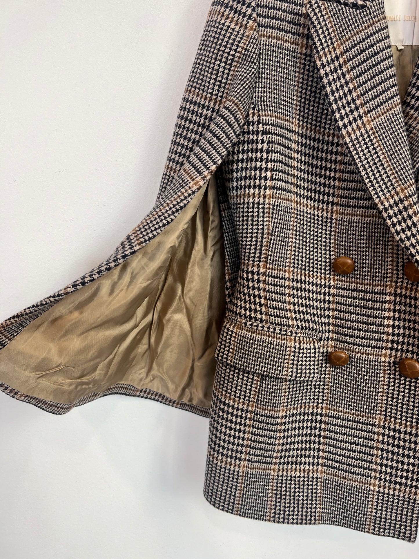 NOMADI DELUXE. Total look con lana pata de gallo. T XS