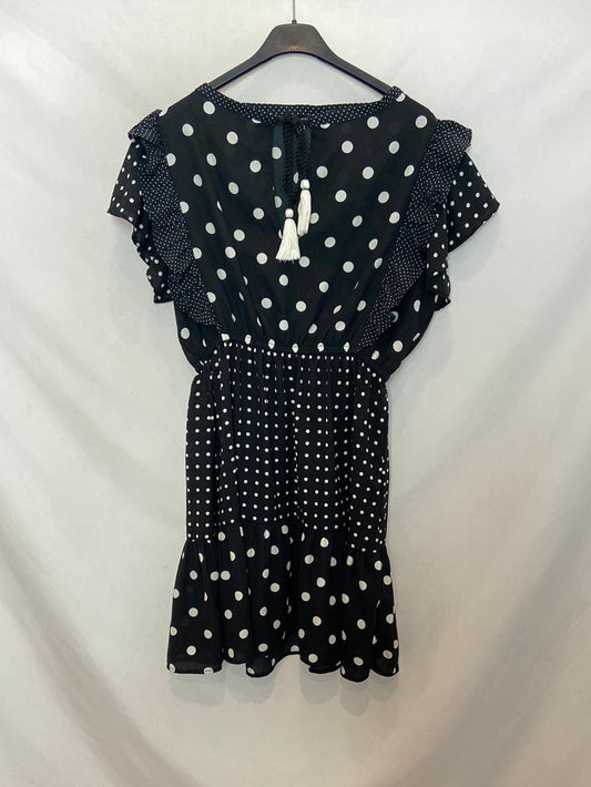 ZARA. Vestido corto lunares  T.S