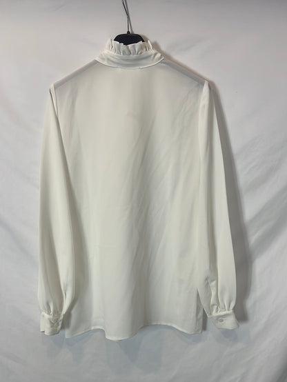 CARCUI. blusa blanca fluida T.s