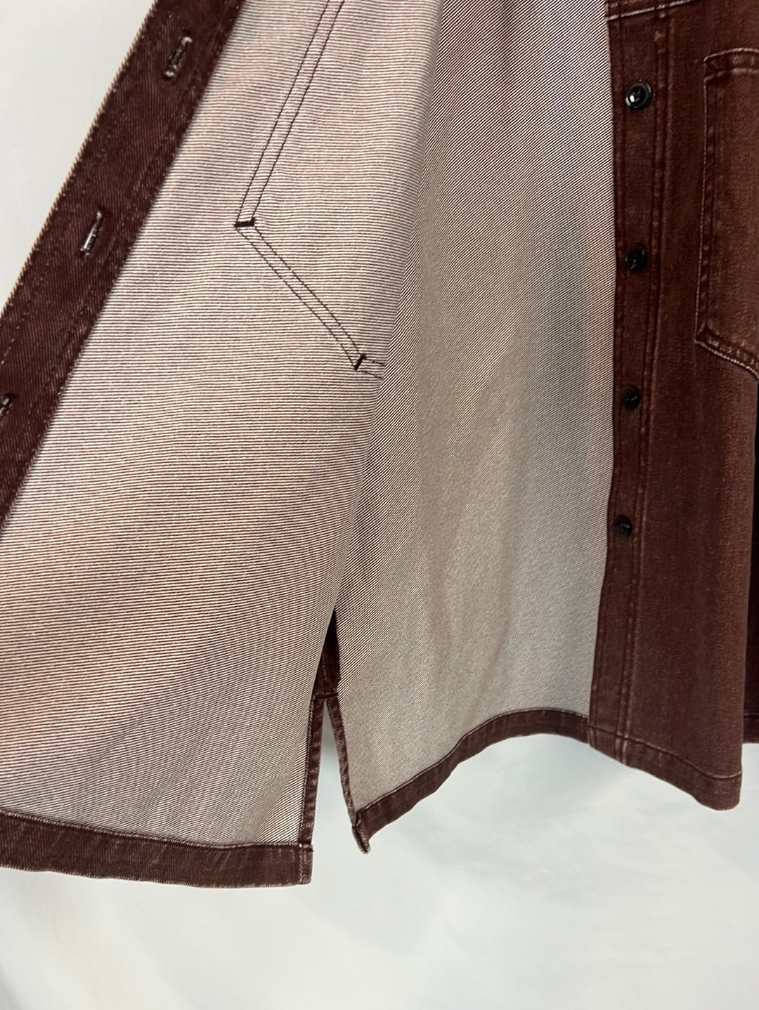 SOEUR. Sobre camisa denim efecto desgastado. T 34