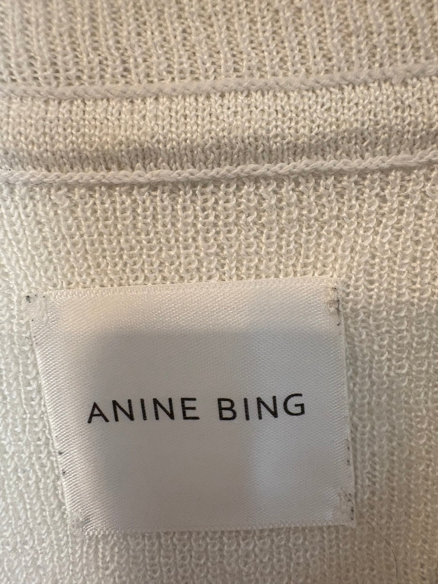 ANINE BING. Jersey fino rayas