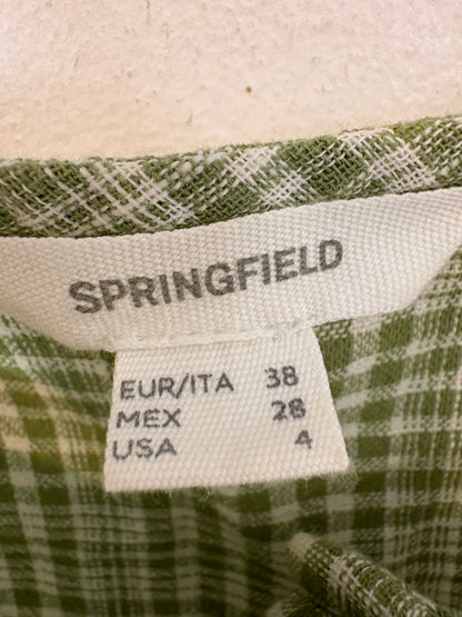 SPRINGFIELD. Blusa fluida cuadros