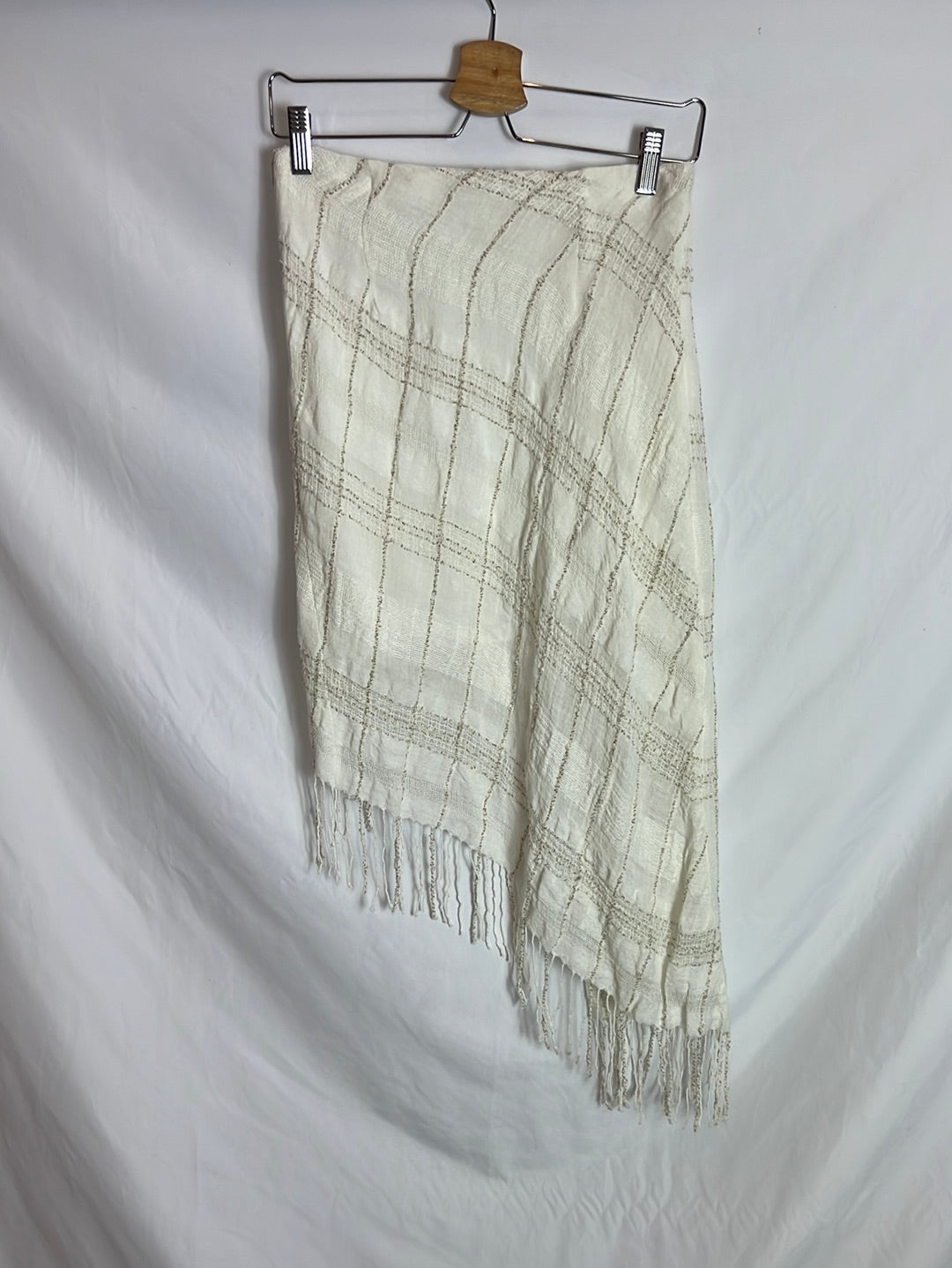 ZARA. Falda textura efecto pareo. T S