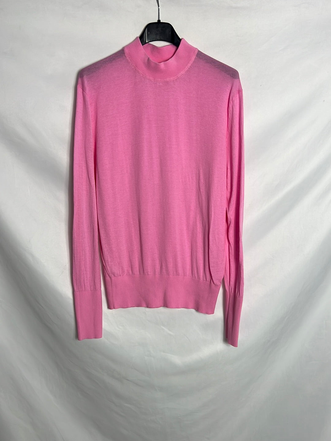 BIMBA Y LOLA. Pink fine turtleneck sweater. TL
