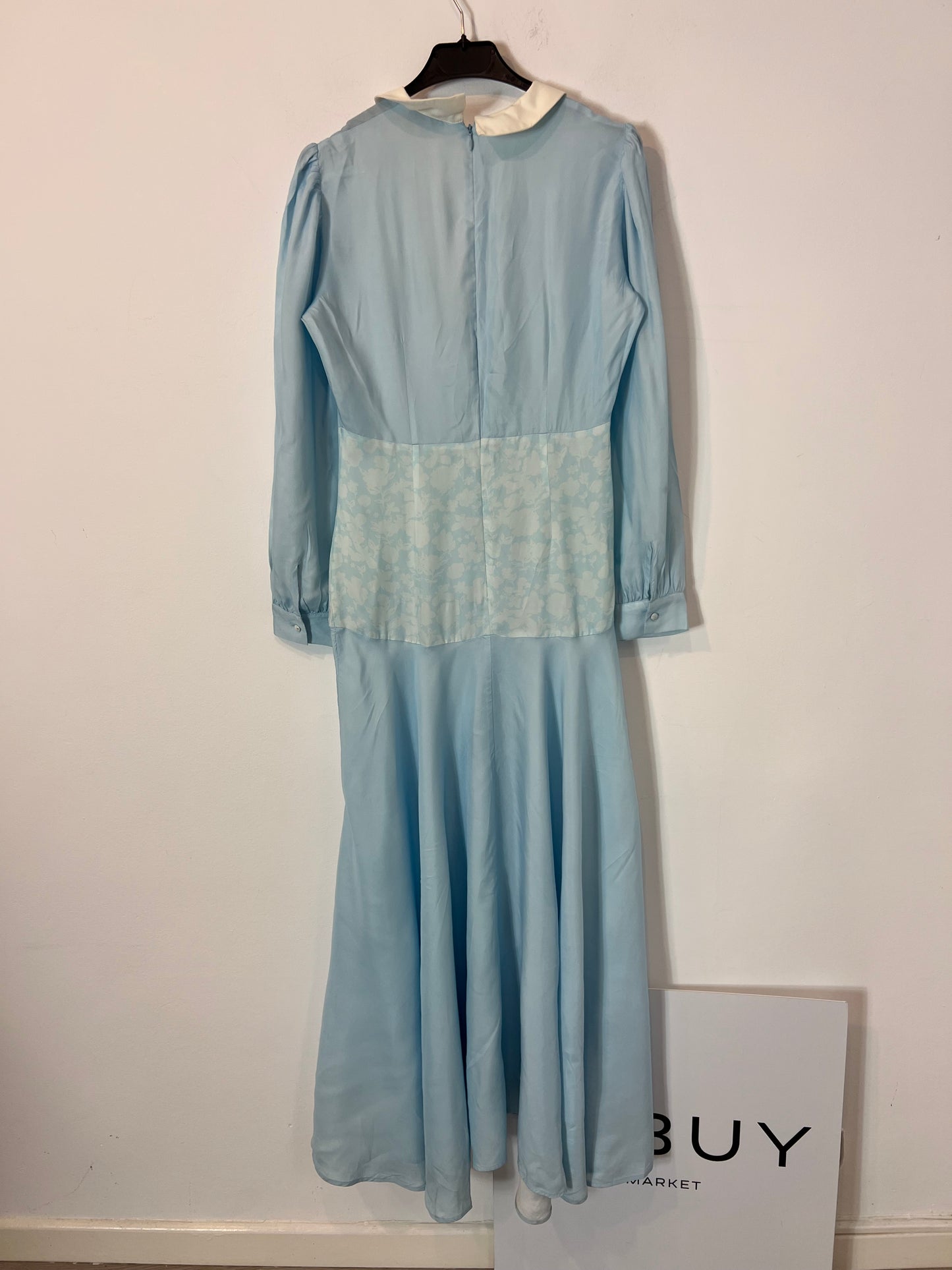 ZHADERE. Vestido azul lencero T.s