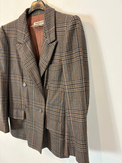 SAINT LAURENT. Americana cuadros lana