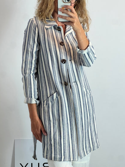 TRIANA BY C. Long embroidered jacket. T.S.