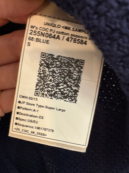 COMPTOIR DES COTONNIERS. Top algodón azul marino. T S