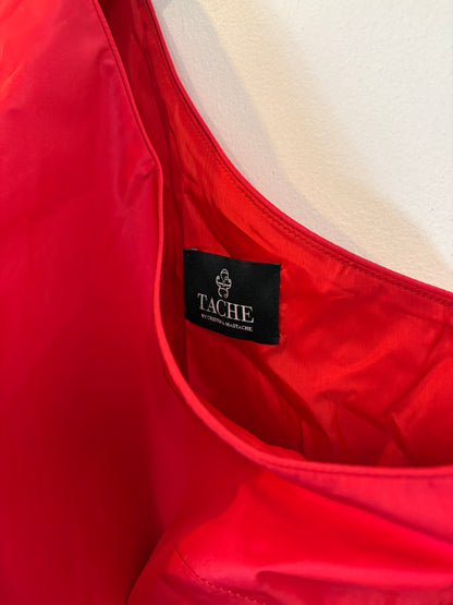 TACHE by CRISTINA MASTACHE. Vestido asimétrico fruncidos. T S