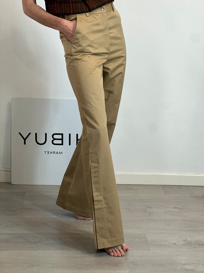 MUSE FOR ALL. Pantalón beige pinzas