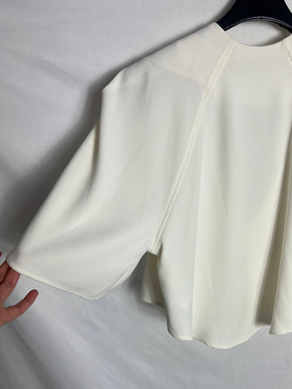 IRO. Blusa efecto capa color crudo. T 34