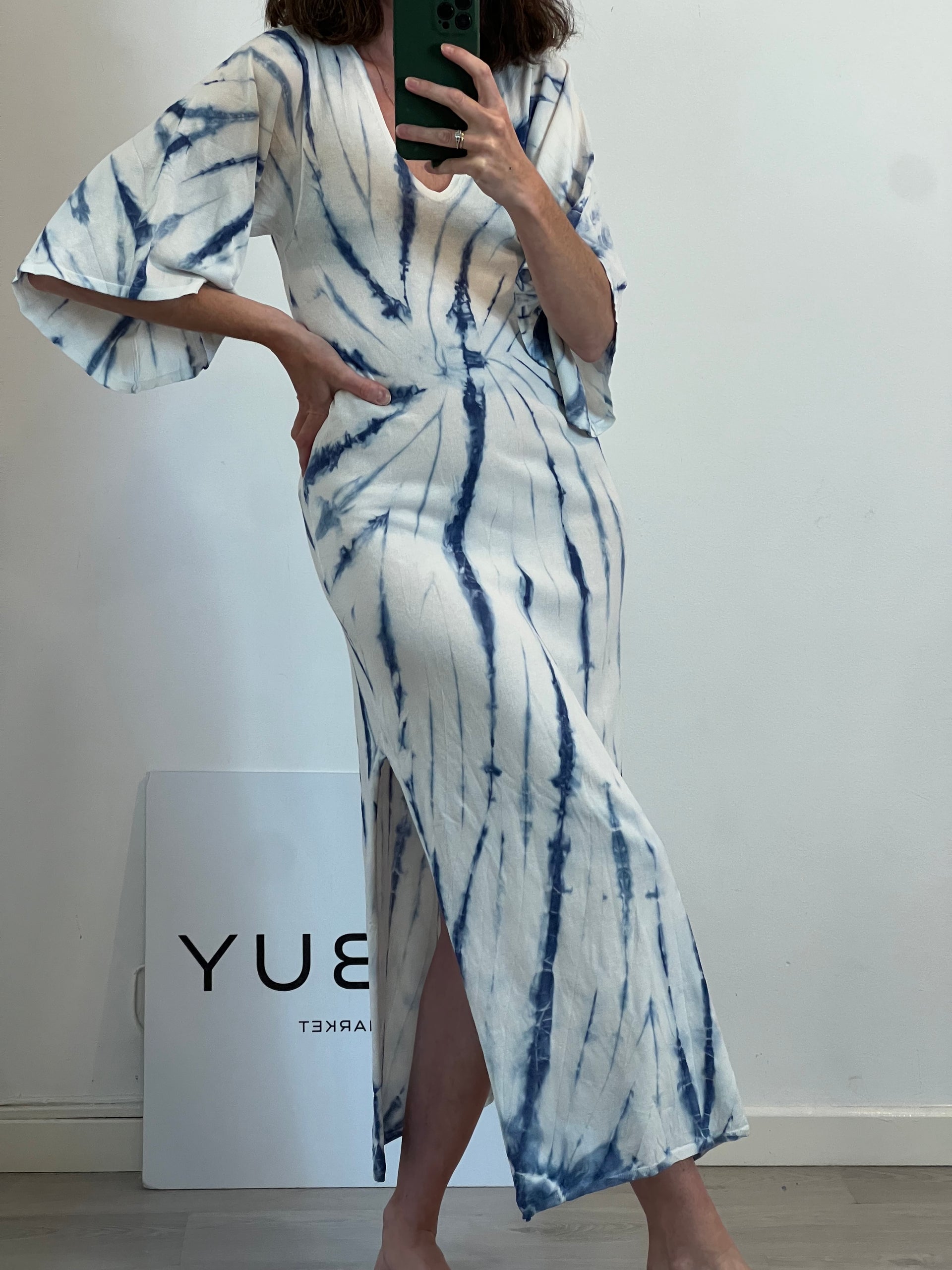 zara knit tie dye dress ZARA. Tie-dye knit dress Tl Hibuy market