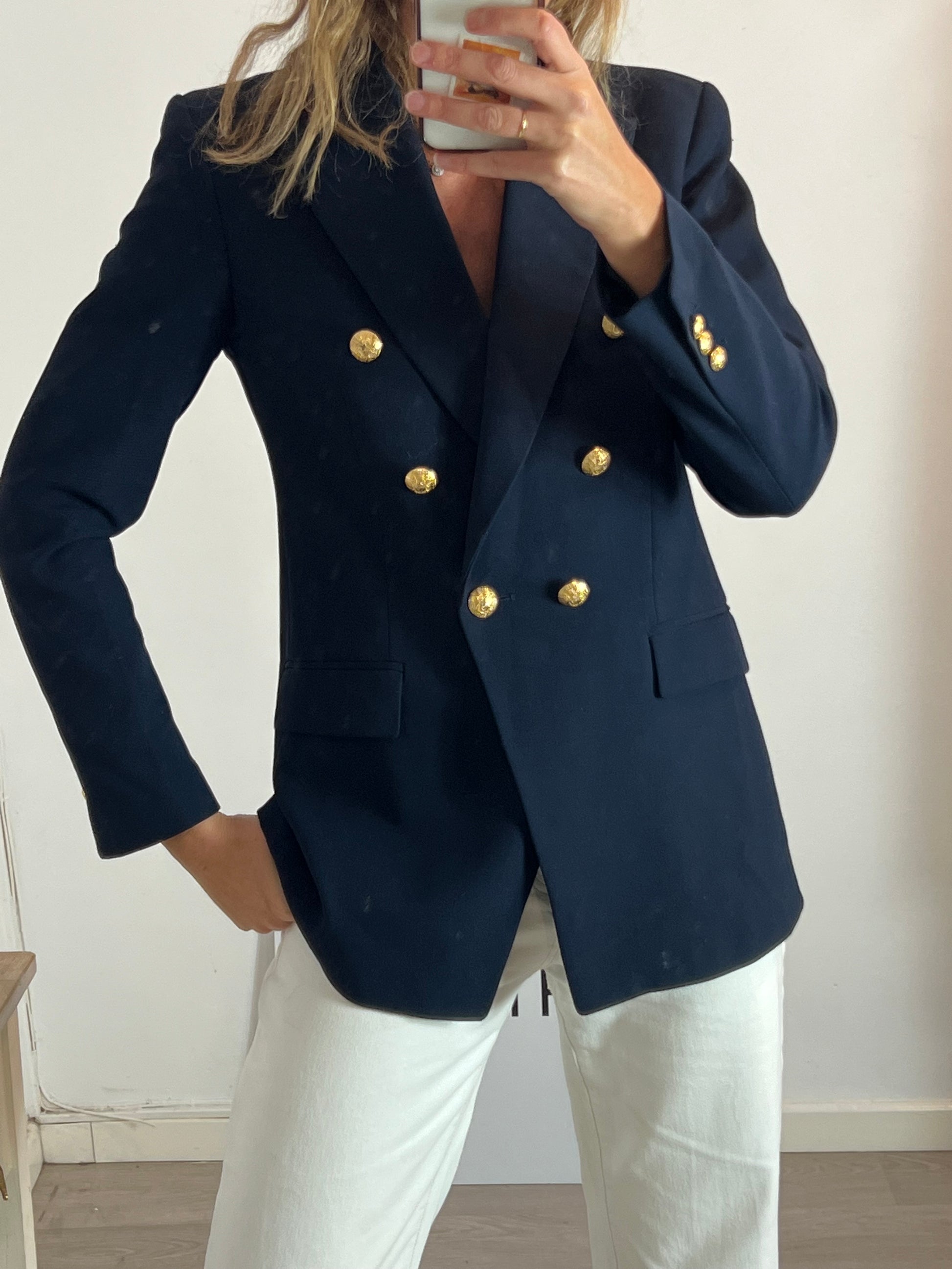 Chaqueta azul botones T M – Hibuy market