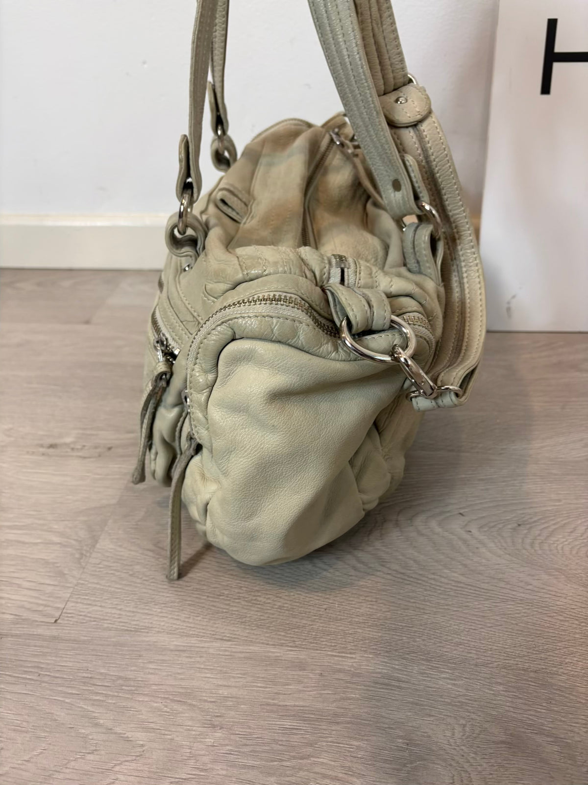 ZADIG & VOLTAIRE. Bolso mediano piel doble asa