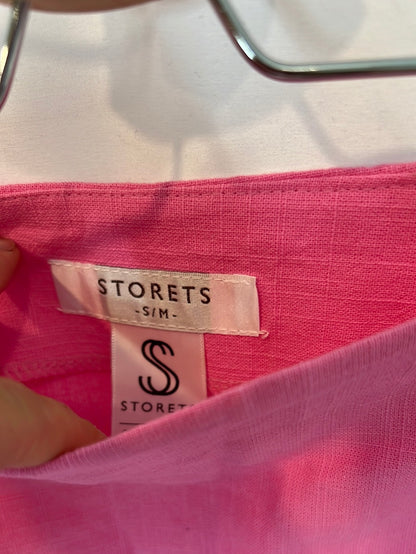 STOREST. Falda rosa algodón T.s/m