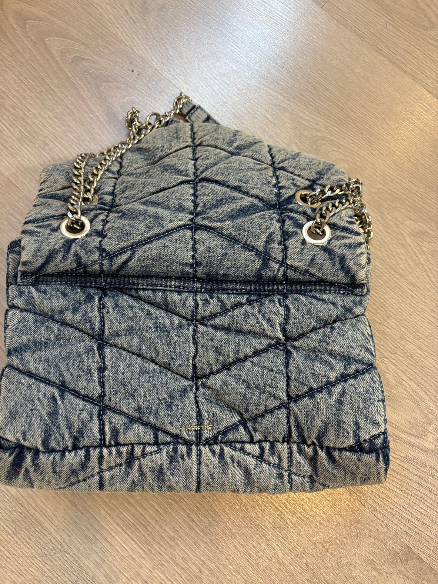 ZARA. Short green gathered dress. TS