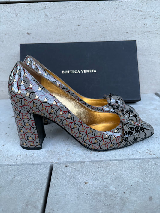 BOTTEGA VENETA. Tacones dibujo geométrico