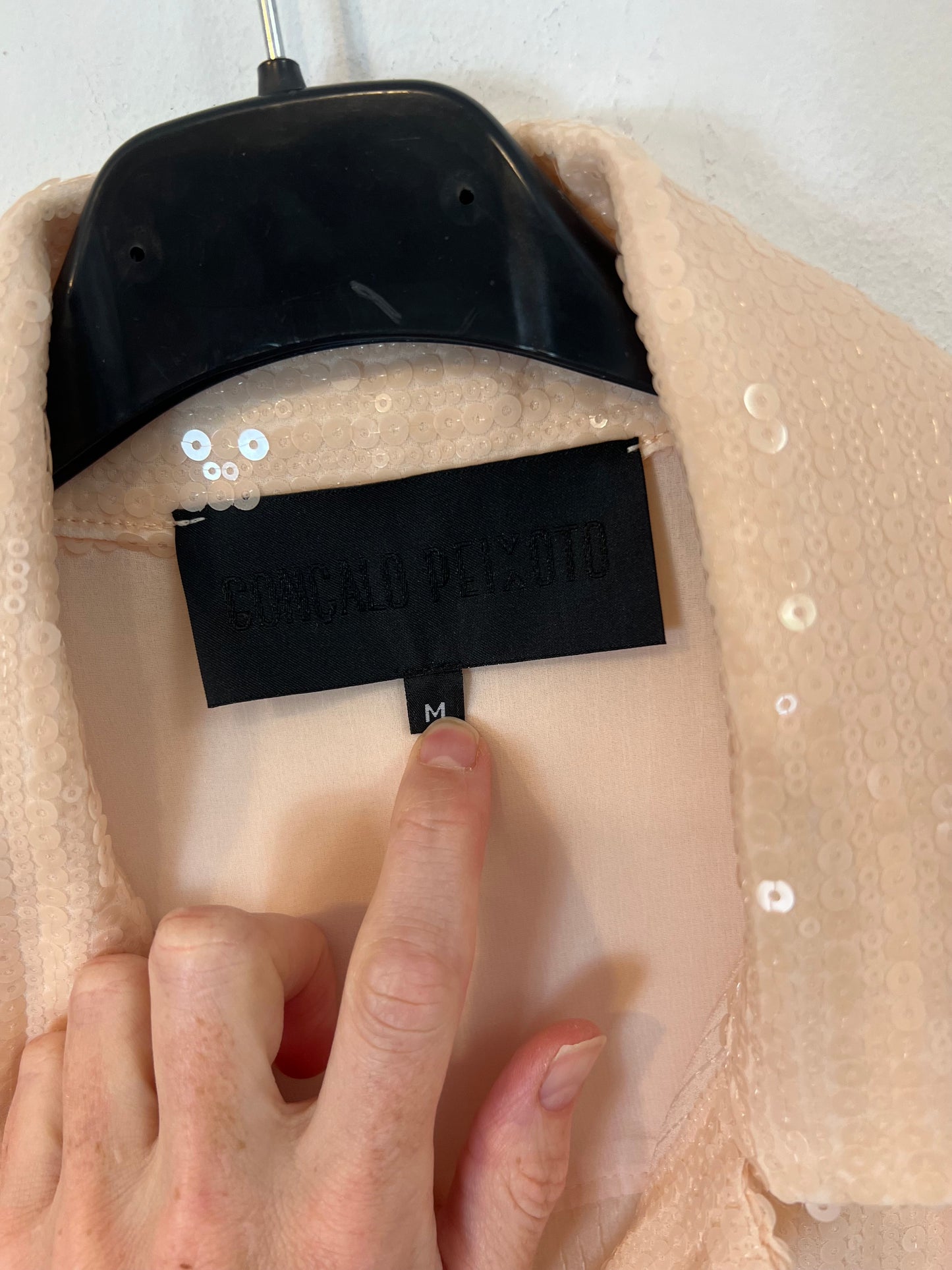 GONÇALO PEIXOTO. Total look lentejuelas T.s/m