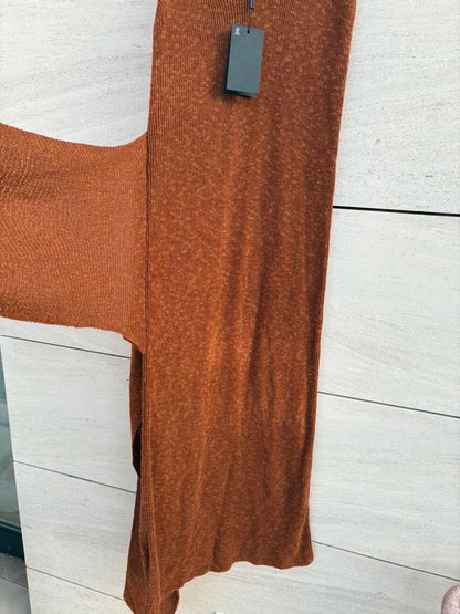 MASSIMO DUTTI. Vestido midi punto caldero