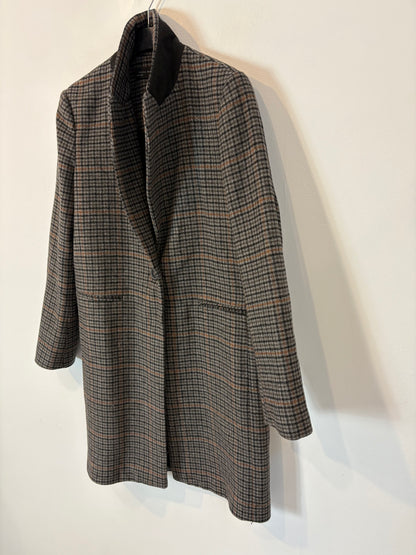 ZARA. Mustard textured back top. TS